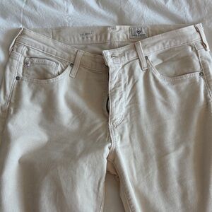 Cream Denim Jeans